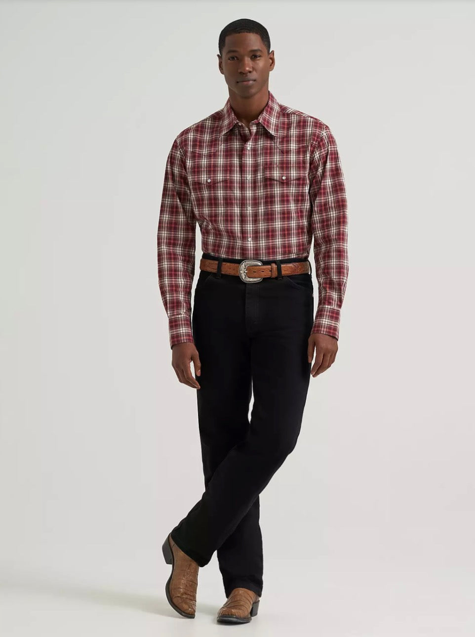 Wrangler Men's Western, Classic Fit, Snap Shirt 112385342