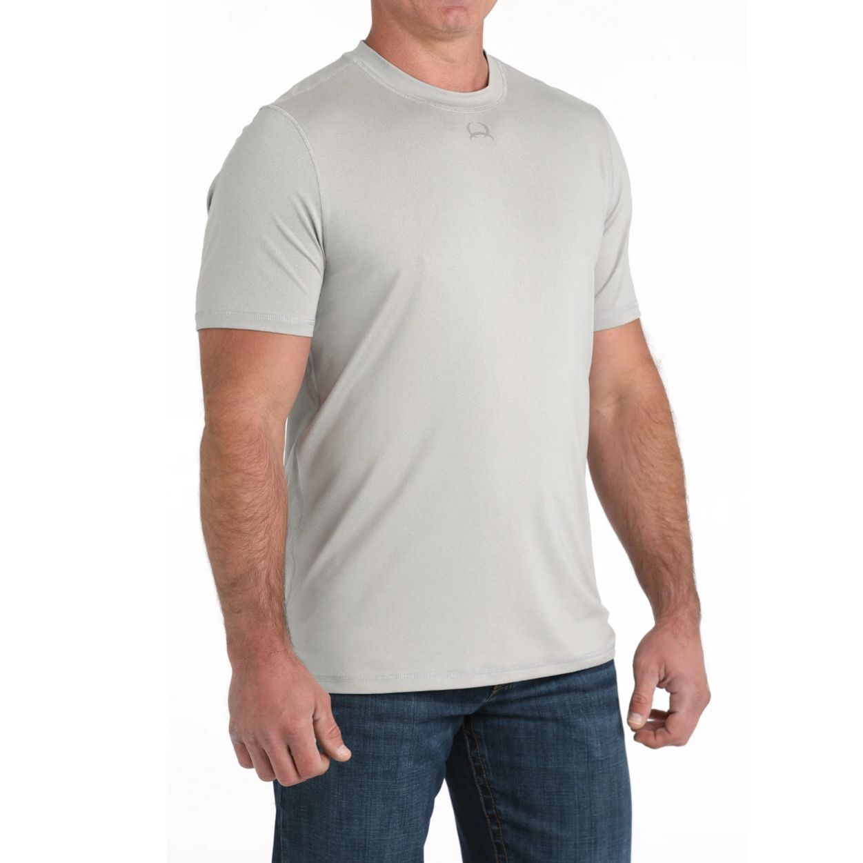 Cinch Men’s Arena Flex Athletic Shirt Grey MTK1730026