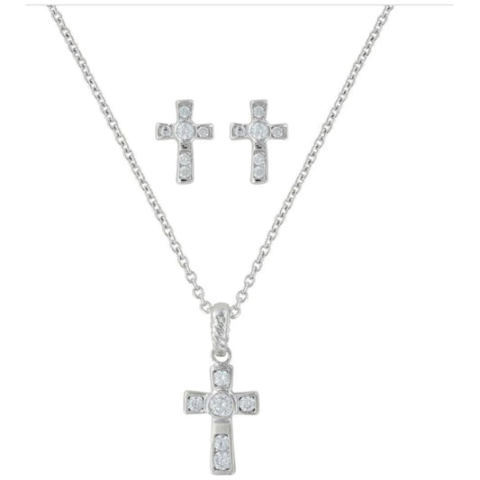 Montana Silversmiths Jewelry Set - Mark of Faith JS3051