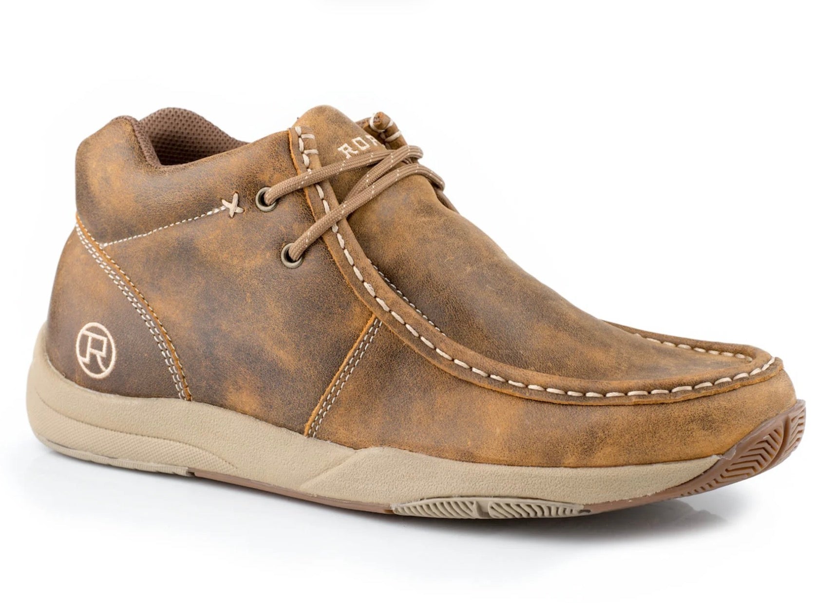 Men's Roper Swifter Sole Chukka Tan Distressed Leather 09-020-1662-0279