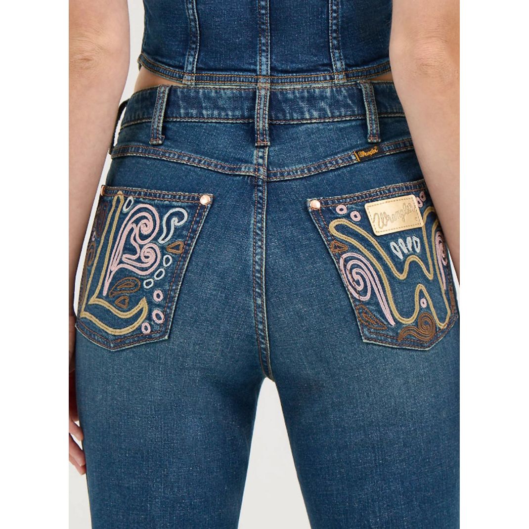 WRANGLER X LAINEY WILSON EMBROIDERED BELL BOTTOMS | 112368245