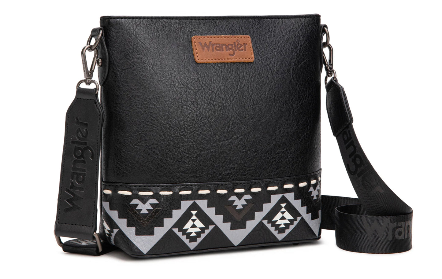 Wrangler Crossbody Purse for Ladies,Top-handle WG297G-8360 Coffee or Black