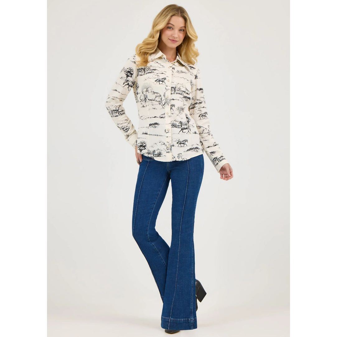 122368256 | WRANGLER X LAINEY WILSON COUNTRY TOILE WESTERN SNAP SHIRT