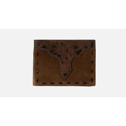 Nocona Men’s Wallet, Bifold Roughout Removable Passcase, N500045008