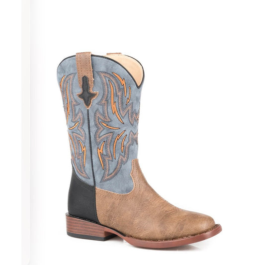Roper Youth Cowboy Boot, Square Toe, 09-018-1900-2805