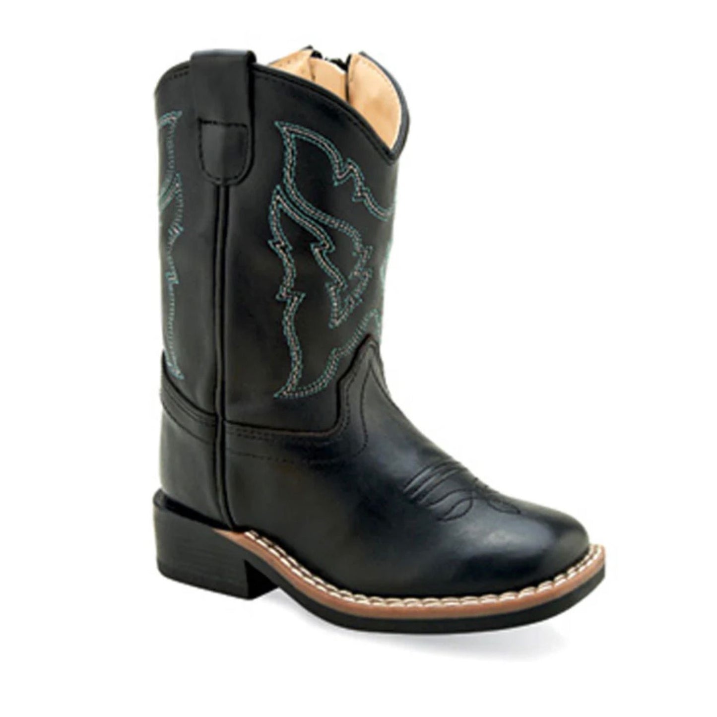 Old West Toddler Cowboy Boot, Square Toe, BSI1896