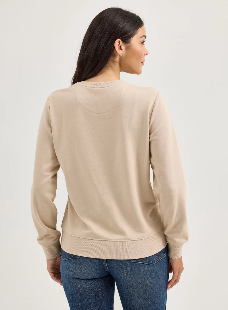 Wrangler Ladies Retro Graphic Crew-Neck Sweater 112365763