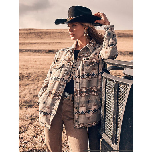 WRANGLER Ladies Quilted, Lined Shacket 112368299