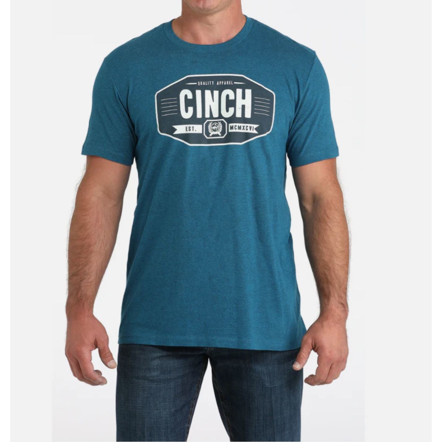 Cinch Men’s T-Shirt Teal MTT1690692