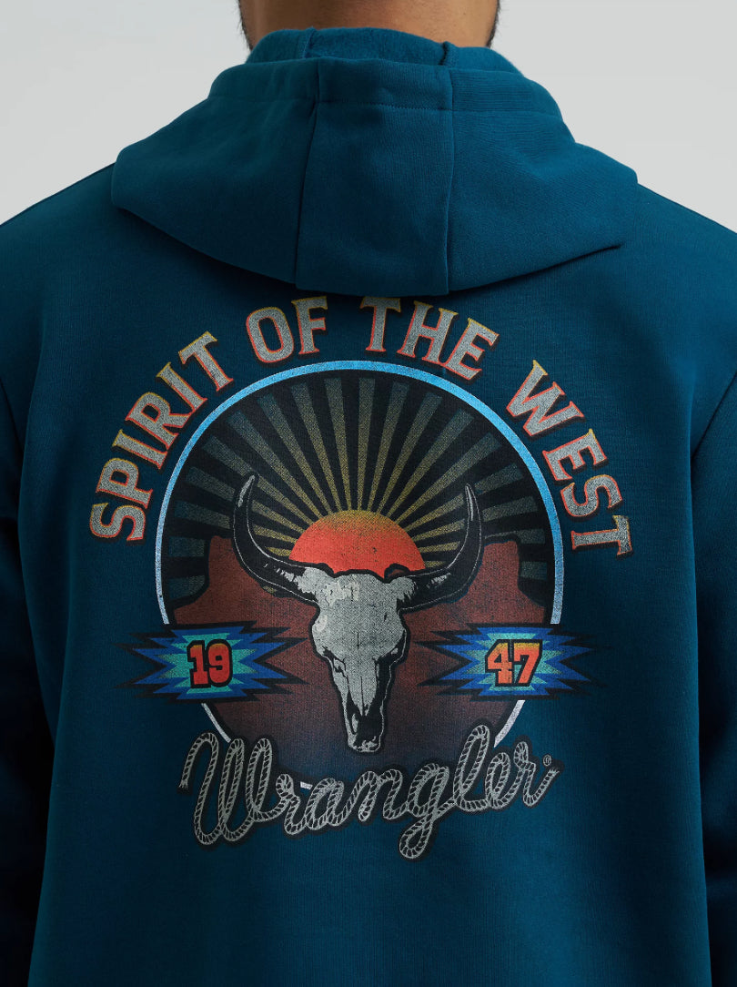 Wrangler Men’s Teal Hoodie 112365727