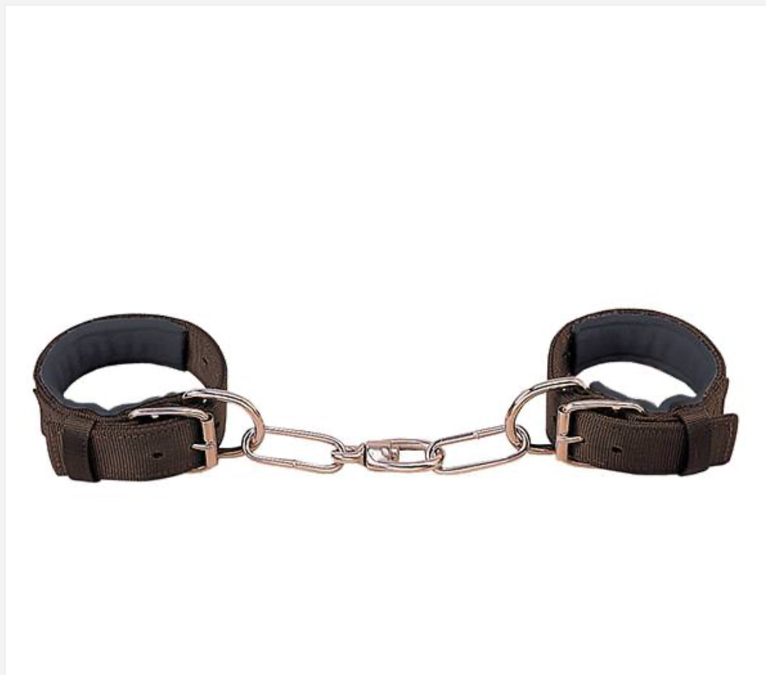 Weaver Hobble - Heavy Duty Nylon, Felt Lined Brown 53-7001