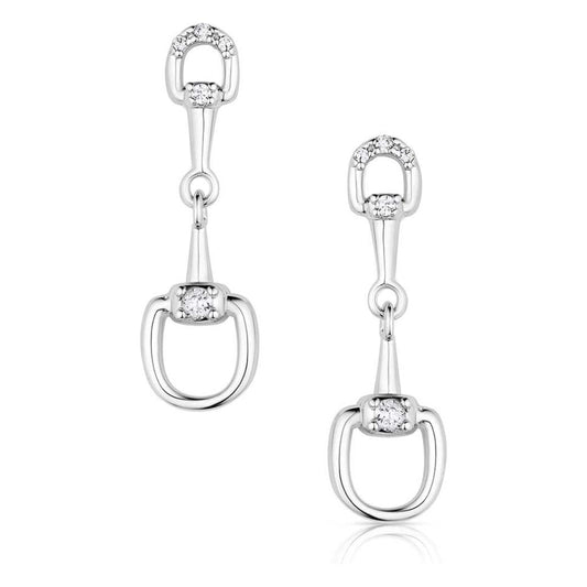 Montana Silversmiths Earrings AQHA Enjoy The Ride QER6084