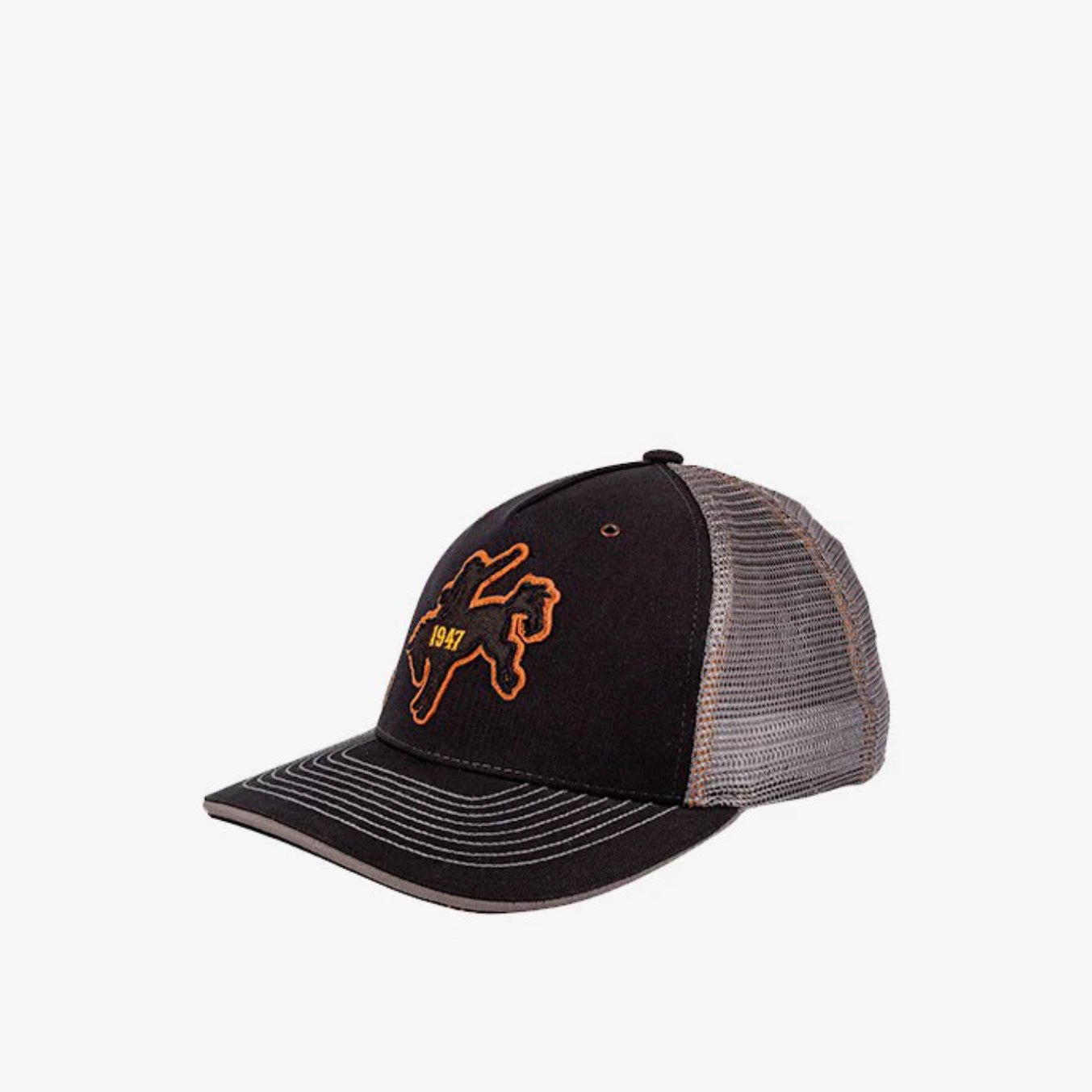 Wrangler Men’s Trucker Hat Cap - Snapback, Bucking Bronc WRGSMP011001
