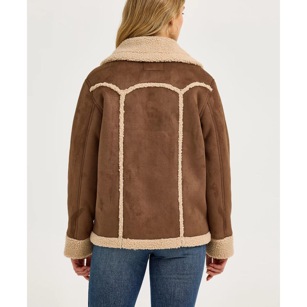 WRANGLER  Ladies Faux Shearling Barn Coat| 112367385