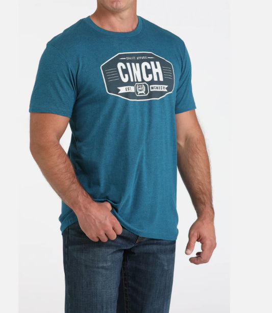 Cinch Men’s T-Shirt Teal MTT1690692