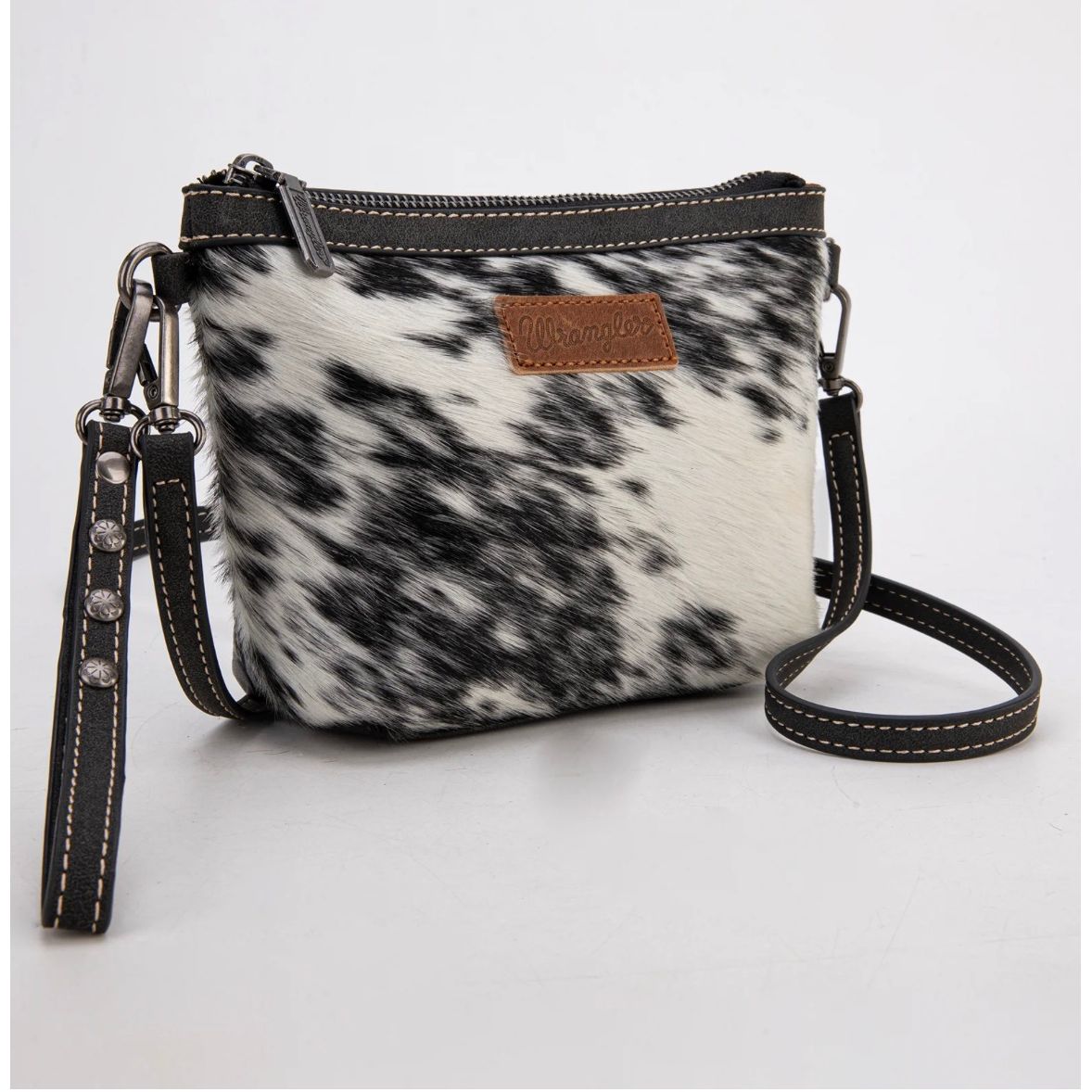 Wrangler Genuine Hair-On Cowhide Crossbody WG169-1812