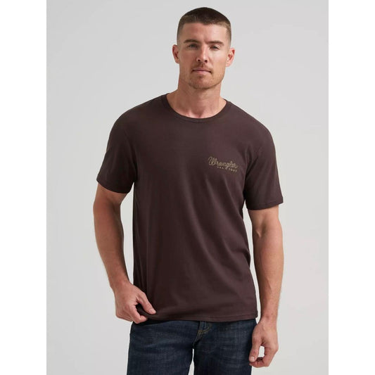 Wrangler Men's T-Shirt, Brown, 112380267