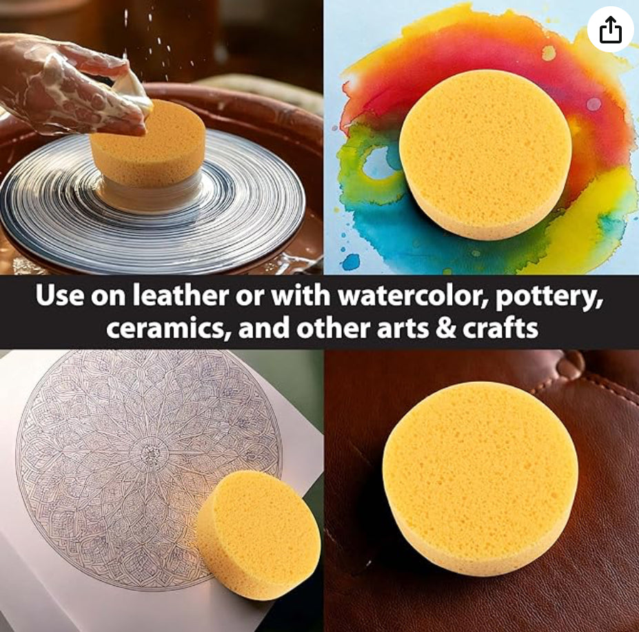 Fiebing’s Leathercraft Sponge 3” 2/pk