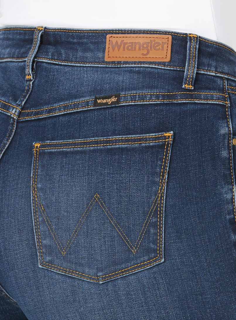 Wrangler Ladies Jean, High Rise, True Straight, Stockton 10MT1STST