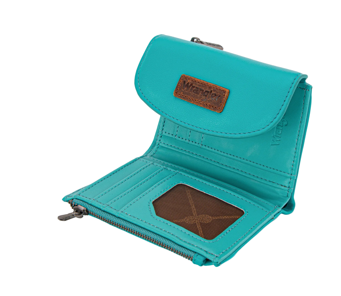 Wrangler Wallet -  Dual Sided WG263-W076 Turquoise or Cream