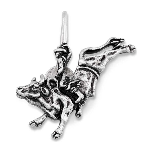 Montana Silversmiths - Hat Clip- BullRider HCP6001