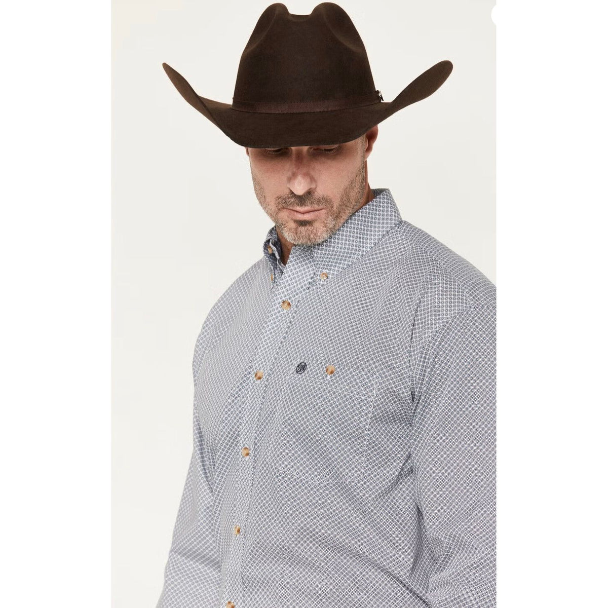 Wrangler Men's Western, Classic Fit, Button-UP Shirt 112385945