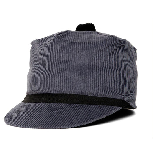 CROWNCAP  Corduroy Stockman Cap Grey 1-118