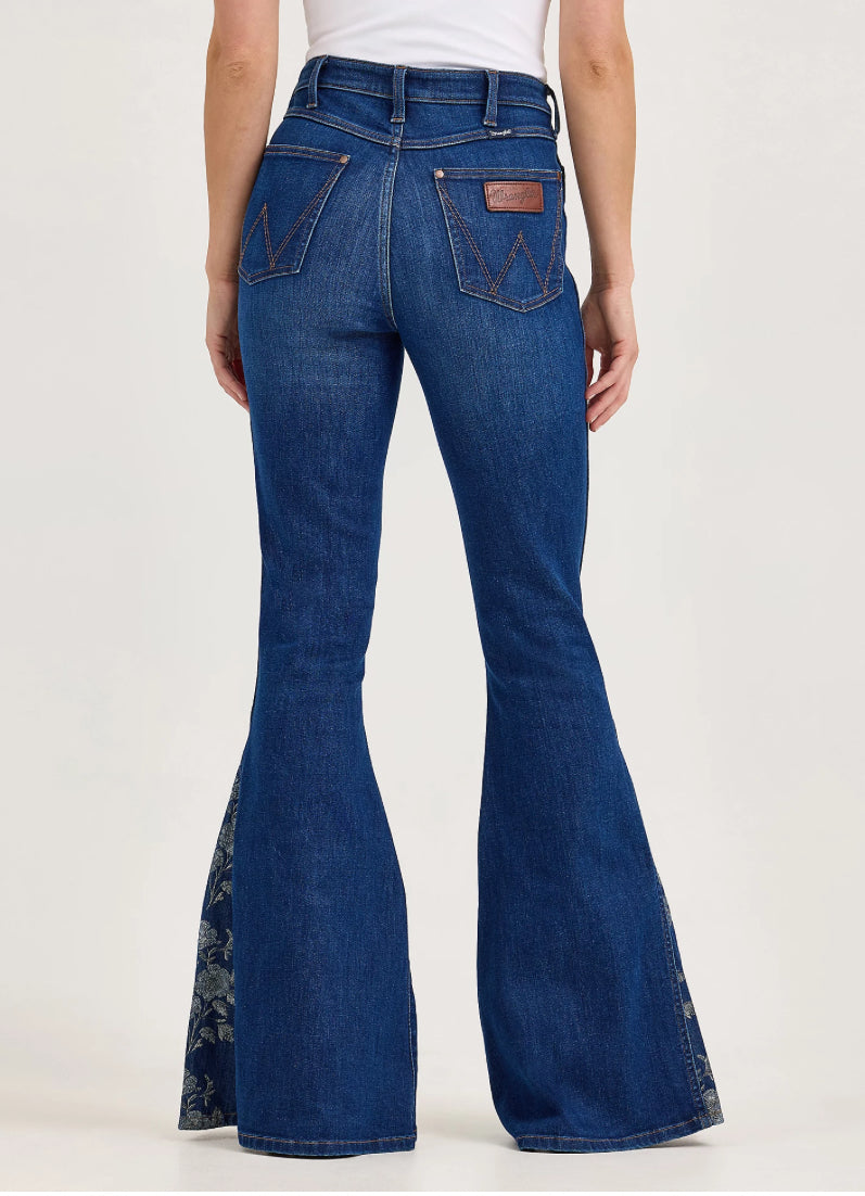 Wrangler Ladies Jean | Retro, Bailey, High Rise, Pieced Trumpet Flare 112368254