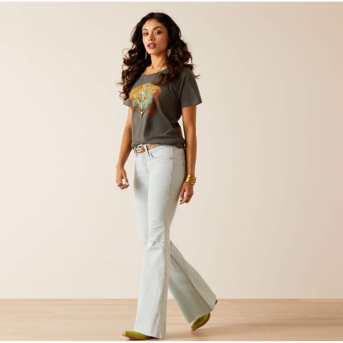 * Ariat Ladies Jean, Perfect Rise, Ophelia Flair 10048274