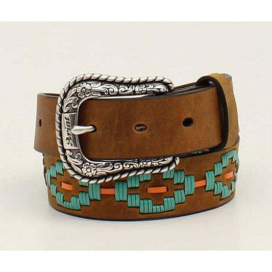 Ariat Kids Belt -Southwest Laced Leather A1307344