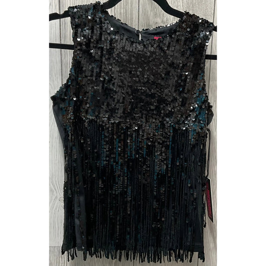 Rock & Roll Women’s Black Sequin Fringe Tank Top