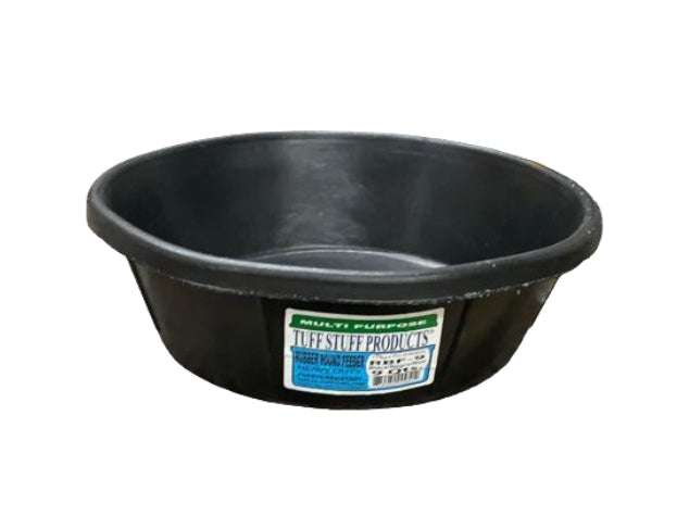 Tuff Stuff Rubber Round Feed Pan 9 QT ( 8L)