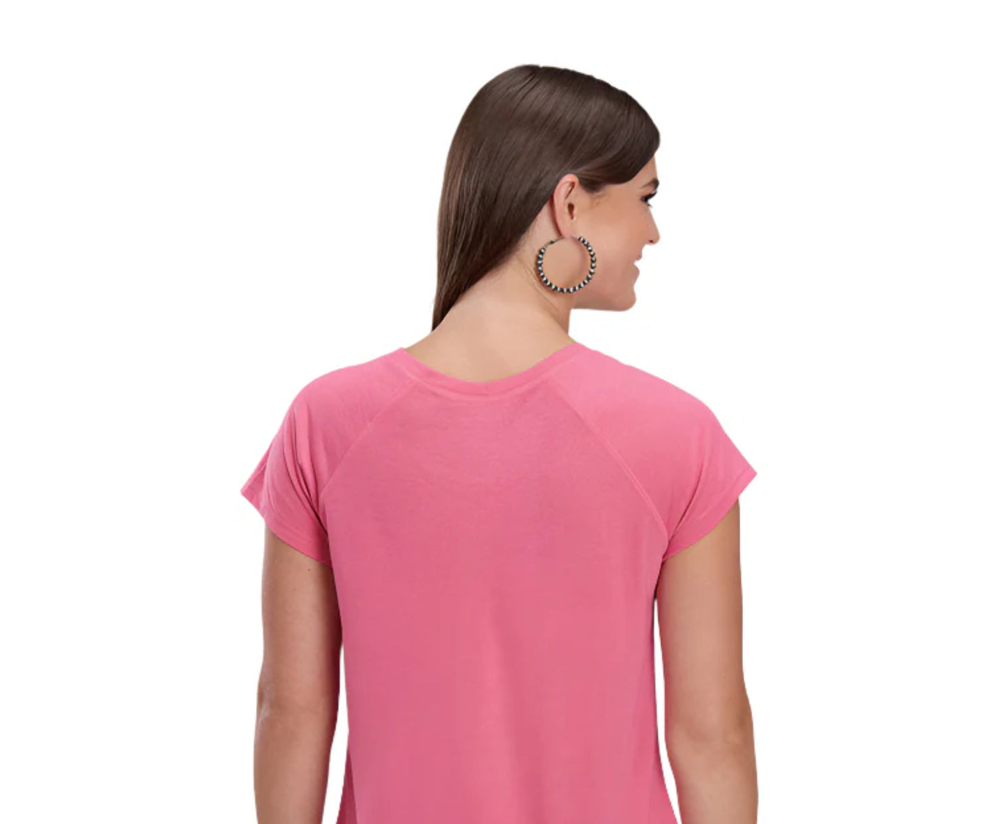 Roper Ladies Western T-Shirt, Pink 03-039-0513-4097