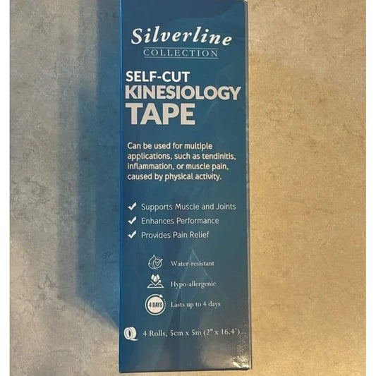 Silverline Collection Self-Cut Kinesiology Tape 4 rolls