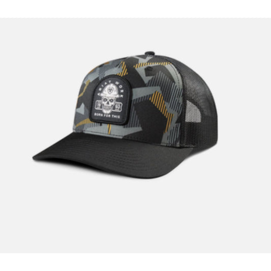 Ariat Work Men’s Trucker Cap- “Born For This” Patch, Snap Back A290001601