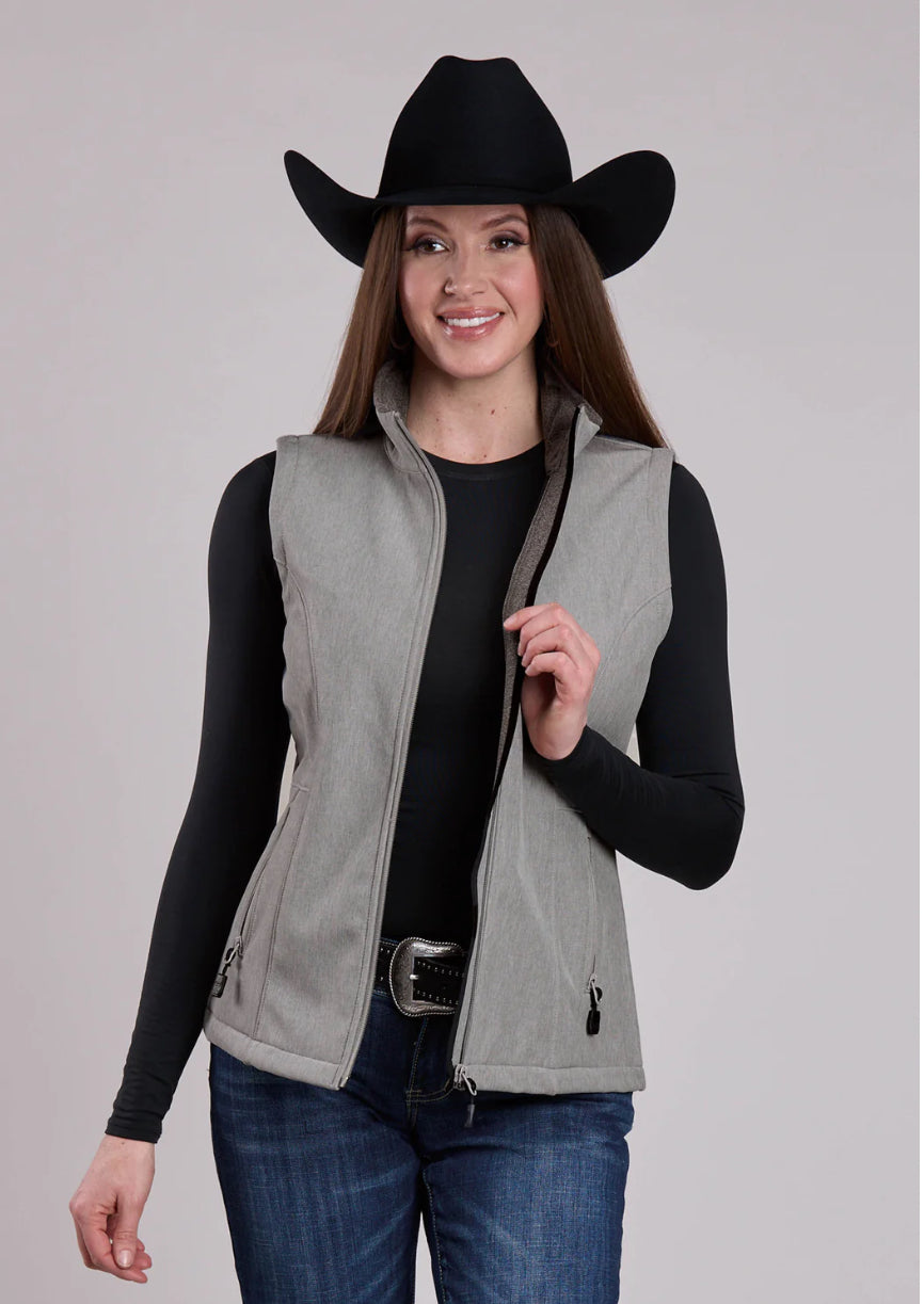 Roper Ladies Vest, Grey