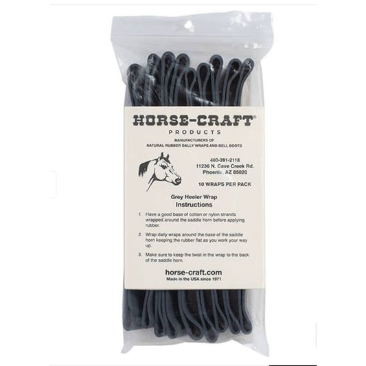 Horse-Craft, Heeler Dally Horn Wrap, Grey 35700-33