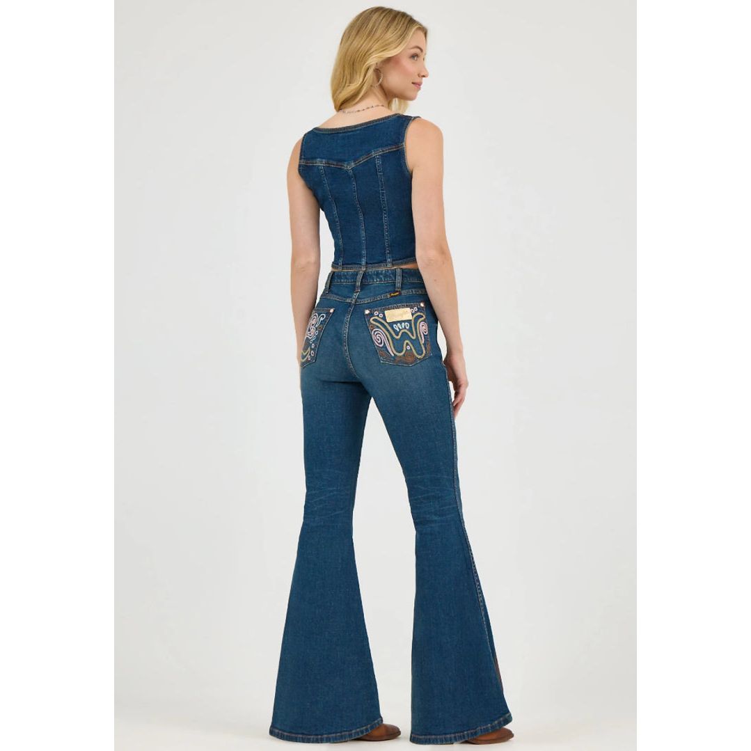 WRANGLER X LAINEY WILSON EMBROIDERED BELL BOTTOMS | 112368245