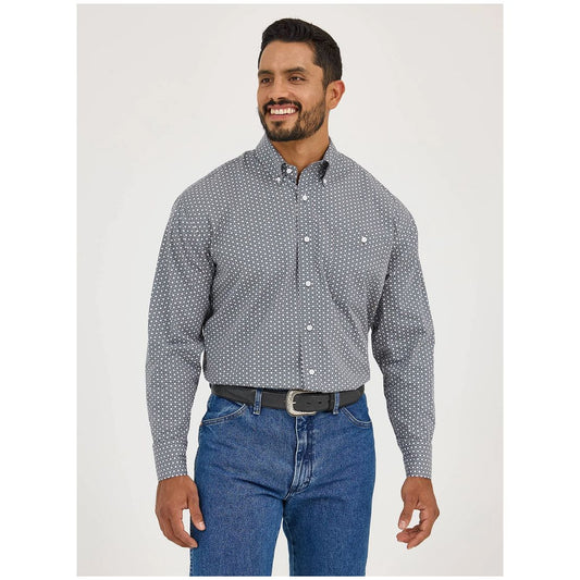 Wrangler Men’s Shirt - LONG SLEEVE, Bucking Cancer, Relaxed Fit 112365842