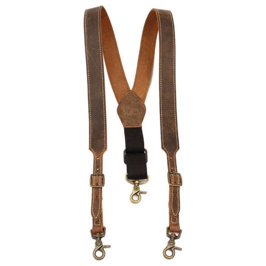 Nocona Suspenders - Western, Basic Leather N8400044