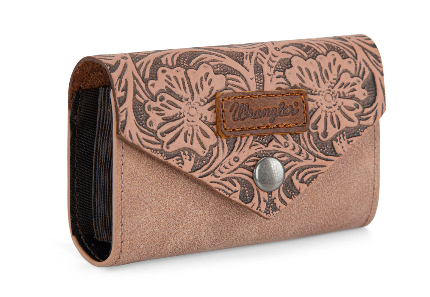 Wrangler Wallet, Floral Tooled Card Holder - WG224-W072 various colors