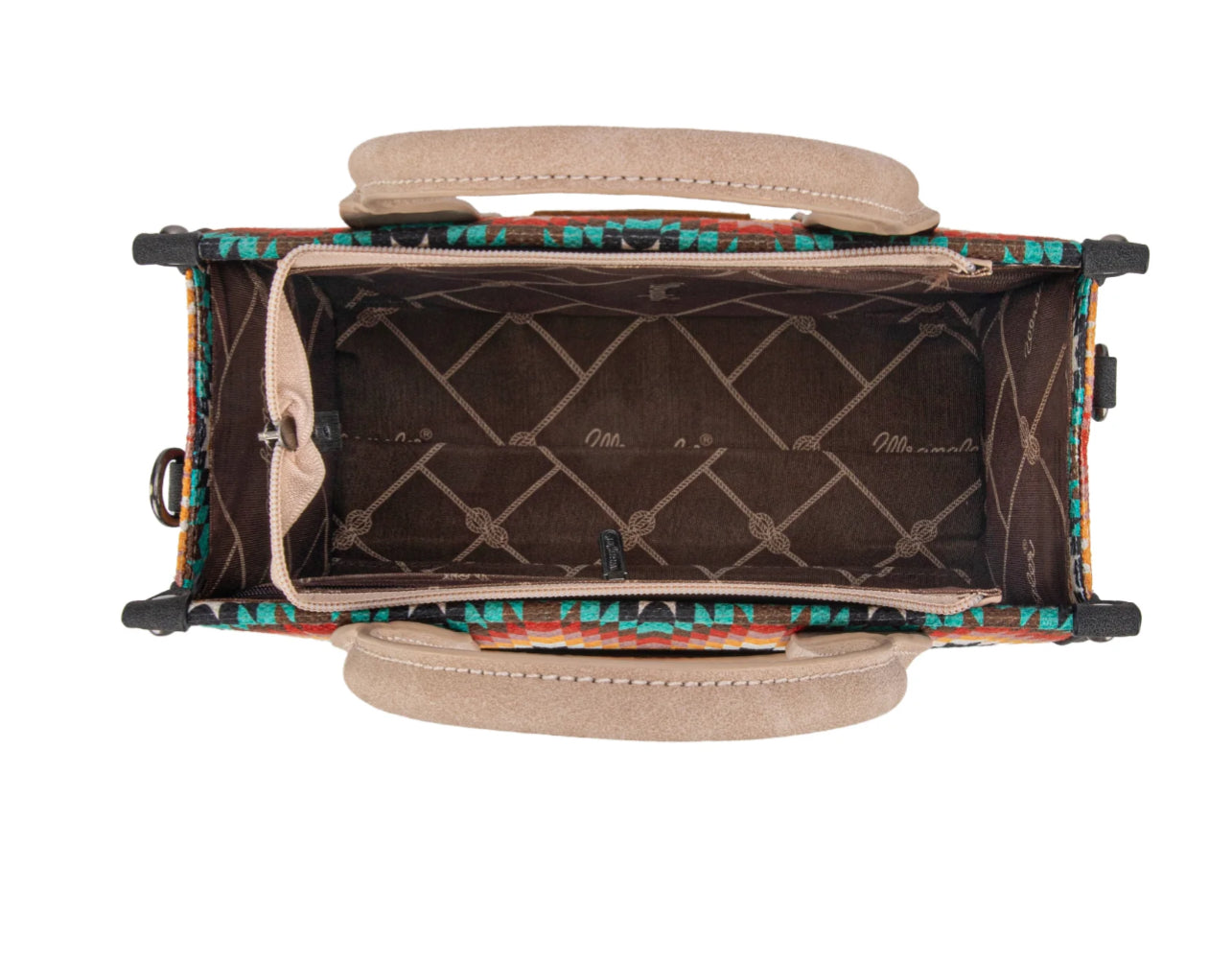 Wrangler Aztec Tote Bag, Top Handle, Shoulder Purse and Handbag, WG2211-8120SBK