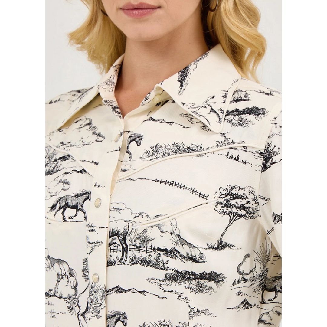 122368256 | WRANGLER X LAINEY WILSON COUNTRY TOILE WESTERN SNAP SHIRT