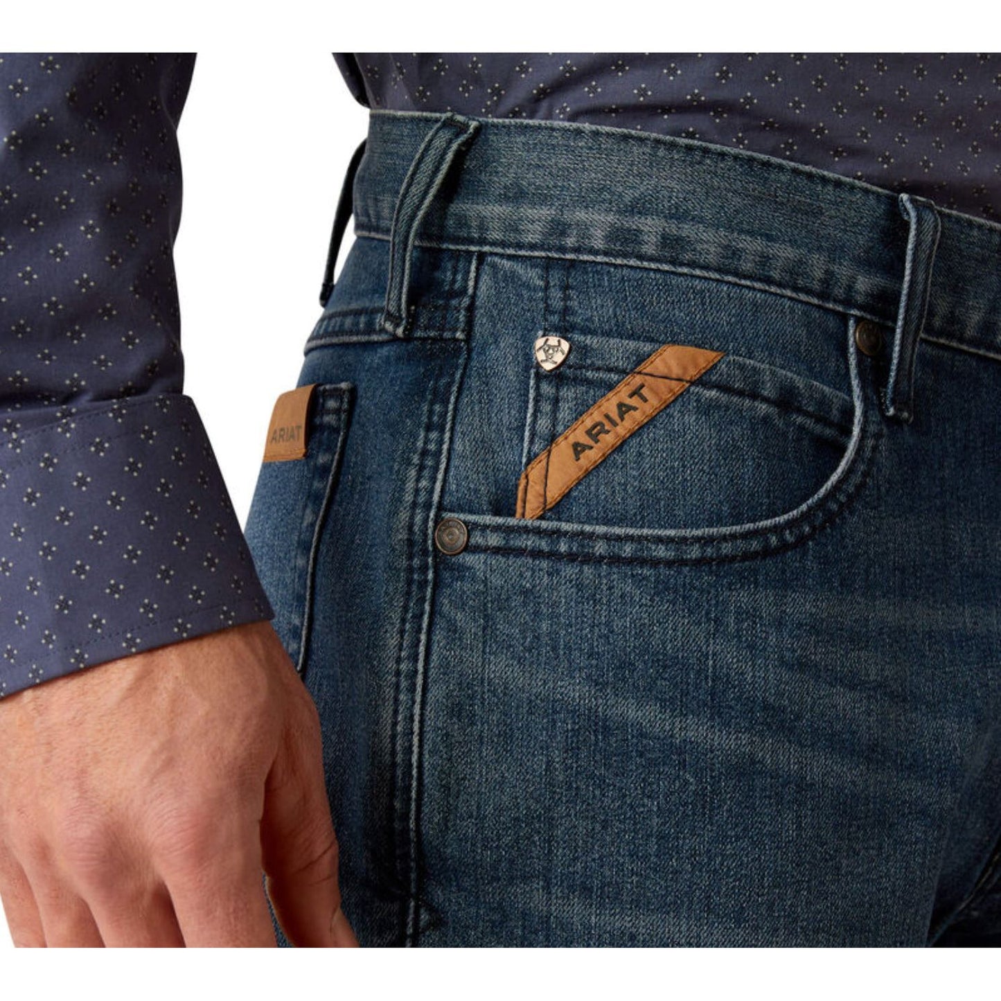 * Ariat Mens Jeans - M4 Relaxed,  Blade Relentless, Boot Cut 10053417