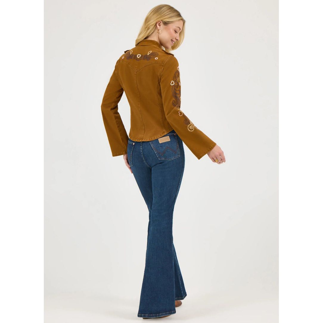 WRANGLER X LAINEY WILSON EMBROIDERED UTILITY JACKET | 112368237