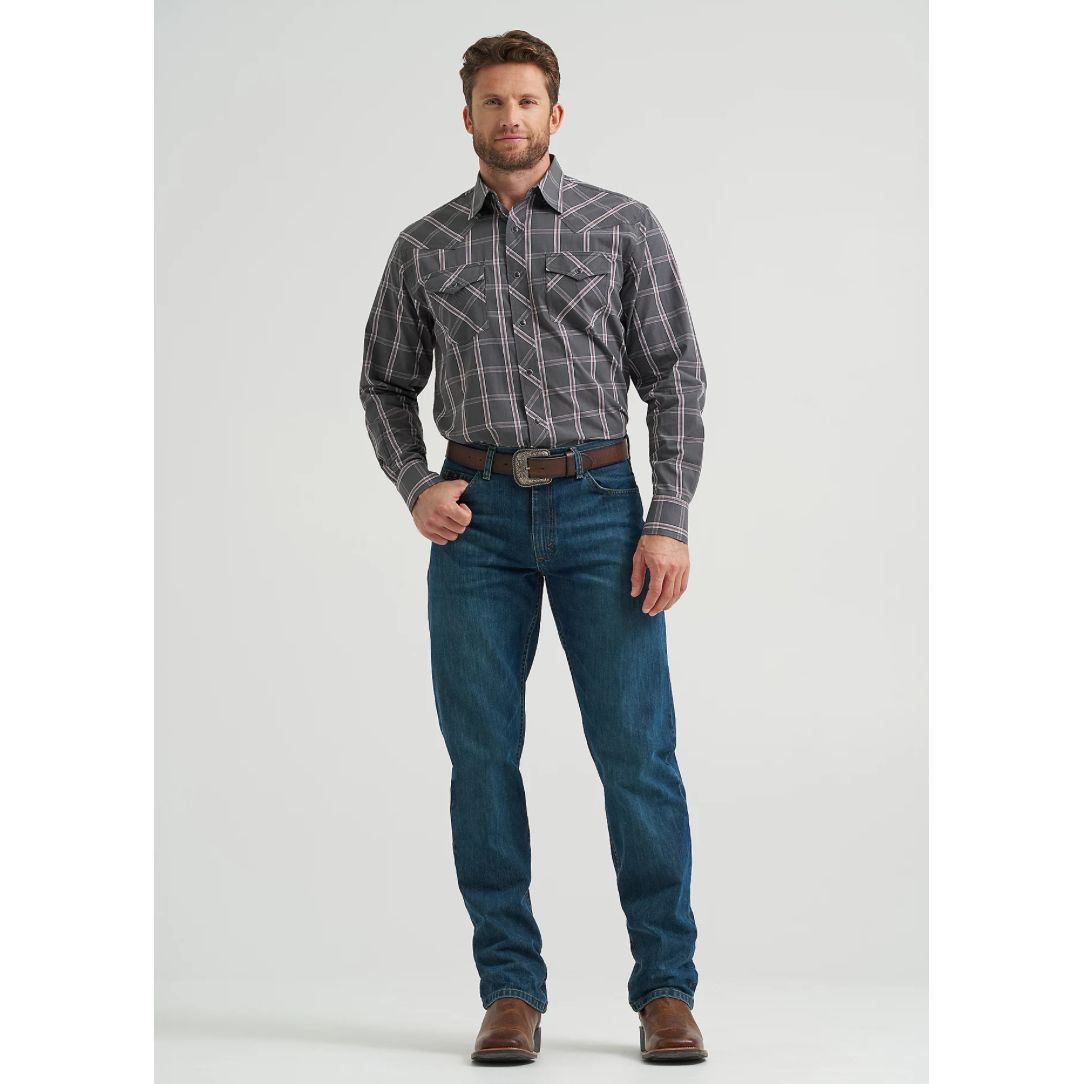 Wrangler Men’s 20X Western Shirt, Snaps 112369493
