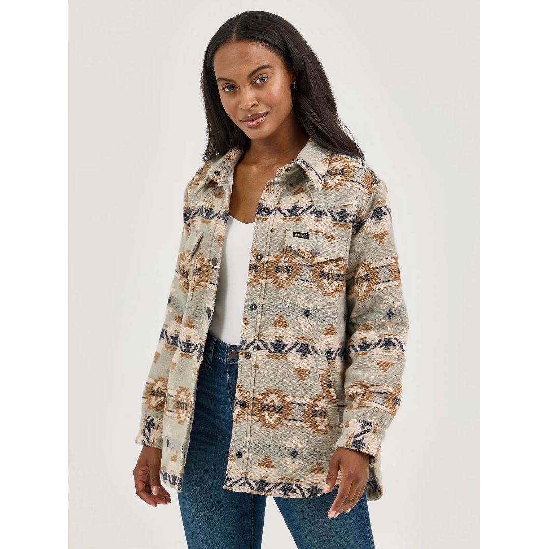 WRANGLER Ladies Quilted, Lined Shacket 112368299