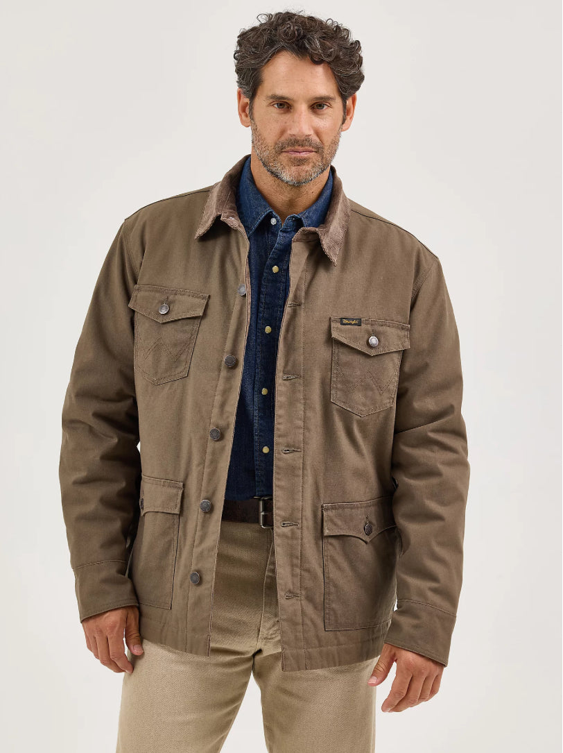 WRANGLER Men’s Canvas Lined Barn Jacket 112367636