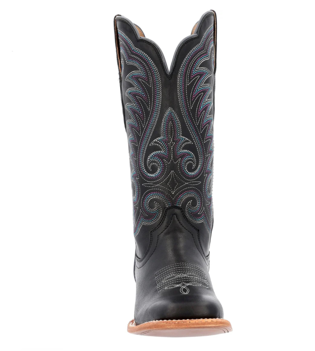 Durango Ladies Western Boot, Arena Elite,  Black Mulberry, Square Toe DRD0457