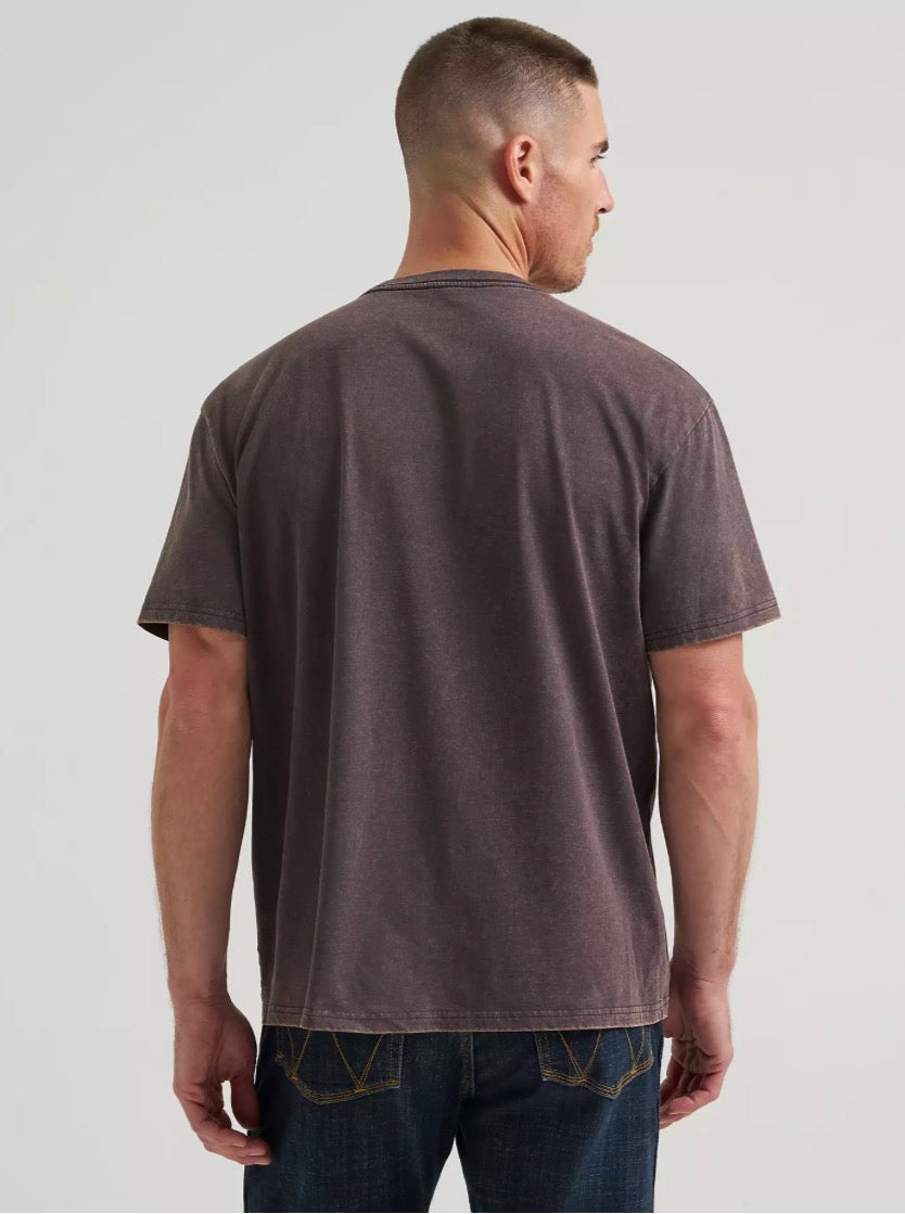 Wrangler Men's T-Shirt, Brown, 112380263